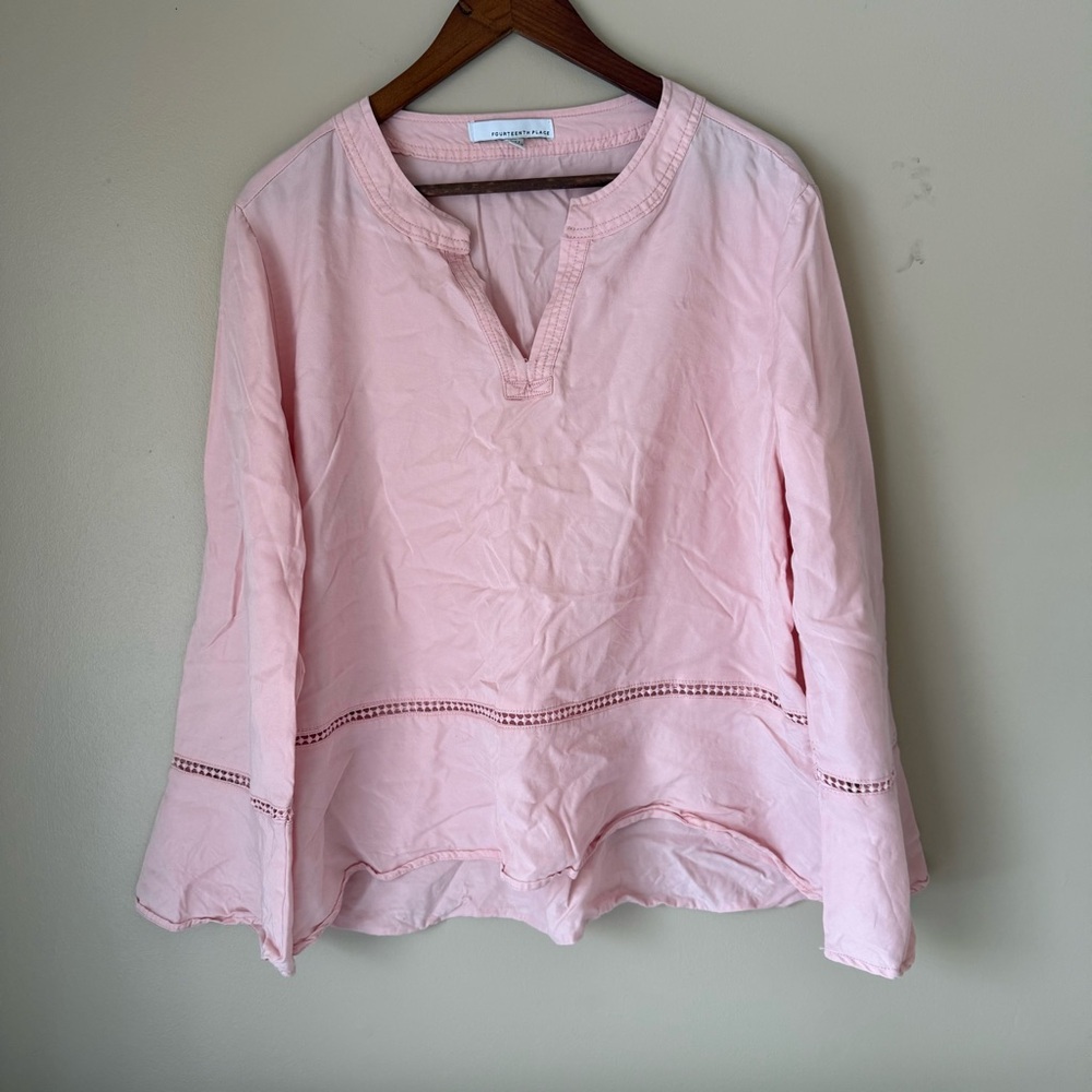 Fourteenth Place Women’s Pink Long Sleeve Top